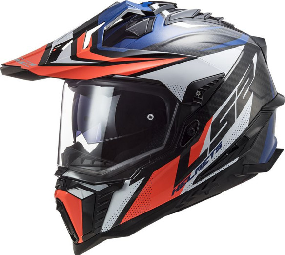 Casca ATV MX701 Explorer Carbon Focus Gray/Blue/Red 23
