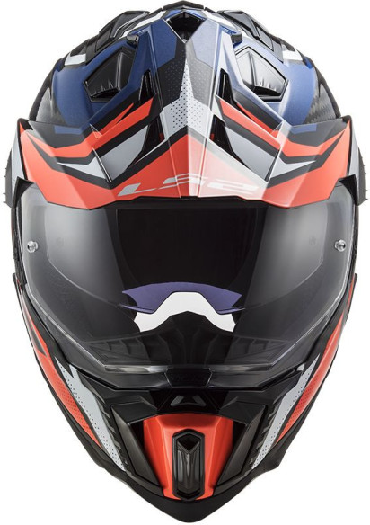 Casca ATV MX701 Explorer Carbon Focus Gray/Blue/Red 23