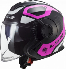 Casca Moto Jet OF570 Verso Marker Matt Black Violet