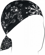 Bandana Sportflex Black Paisly Zl101