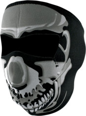 Masca Fata Full Face Chrome Skull One Size Wnfm023