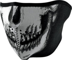 Masca Fata Half Face Glow-in-the-dark Skull One Size Wnfm002hg