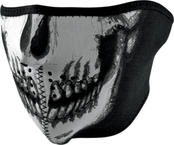 Masca Fata Half Face Glow-in-the-dark Skull One Size Wnfm002hg