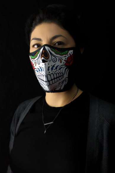 Masca Fata Half Face Muerte Skull One Size Wnfm413h