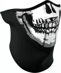 Masca Fata Half Face With Neck Shield 3-panel Skull Face One Size Wnfm002h3