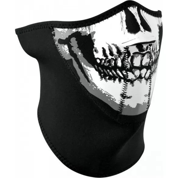 Masca Fata Half Face With Neck Shield 3-panel Skull Face One Size Wnfm002h3
