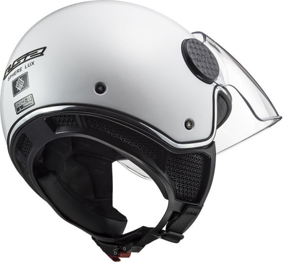 Casca Moto Jet OF558 Sphere Lux White