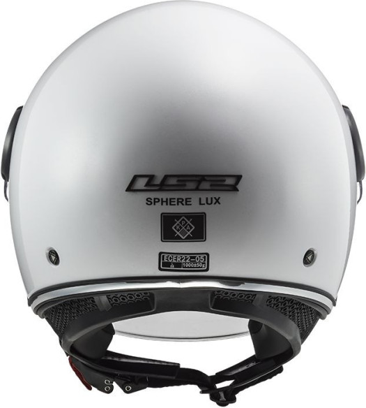 Casca Moto Jet OF558 Sphere Lux White