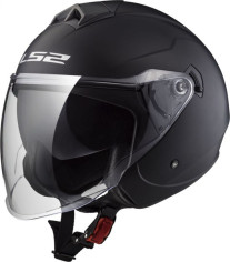 Casca Moto Jet OF573 Twister Ii Single Mono Matt Negru