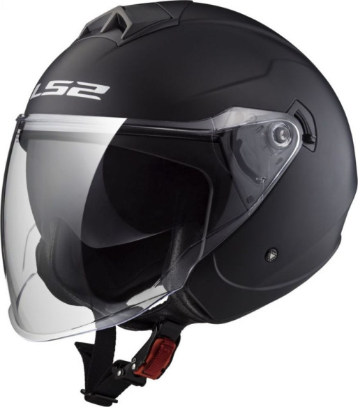 Casca Moto Jet OF573 Twister Ii Single Mono Matt Negru
