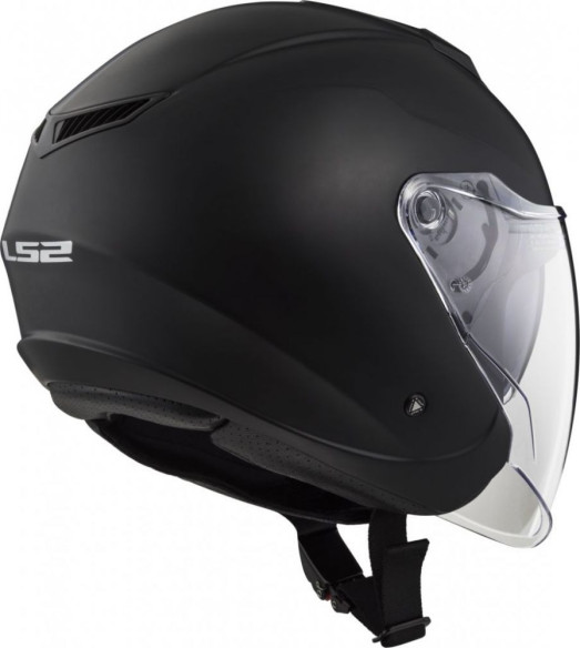 Casca Moto Jet OF573 Twister Ii Single Mono Matt Negru