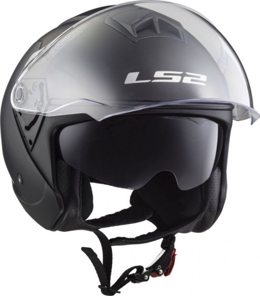 Casca Moto Jet OF573 Twister Ii Single Mono Matt Negru