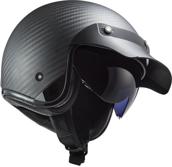 Casca Moto Open Face OF601 BOB Carbon Black 23