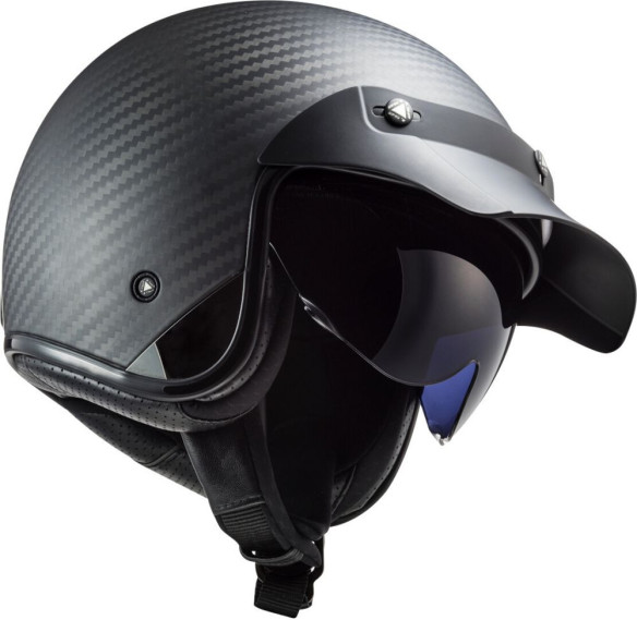 Casca Moto Open Face OF601 BOB Carbon Black 23