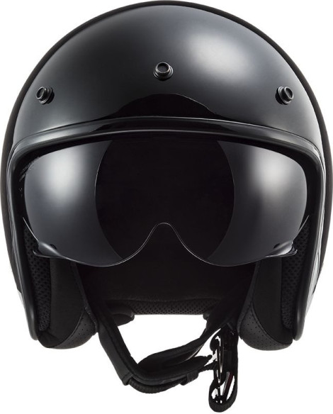 Casca Moto Open Face OF601 BOB Solid Black Matt 23