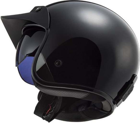 Casca Moto Open Face OF601 BOB Solid Black Matt 23