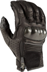 Manusi Moto Piele Touring Induction Scurte Negru