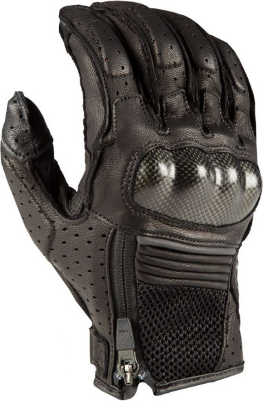 Manusi Moto Piele Touring Induction Scurte Negru