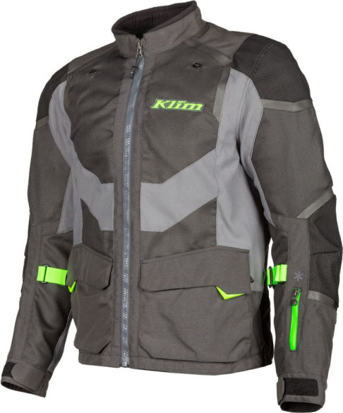 Geaca Moto Textil Touring Baja S4 Gray/Electrik Gecko