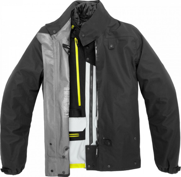 Geaca Moto Textila Touring All Road H2OUT Black/Yellow