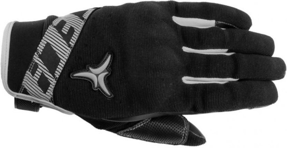 Manusi Moto Strada Textile/Piele X-Stretch Black/Titanium