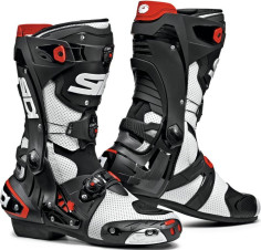 Cizme Moto Rex Air White-Black