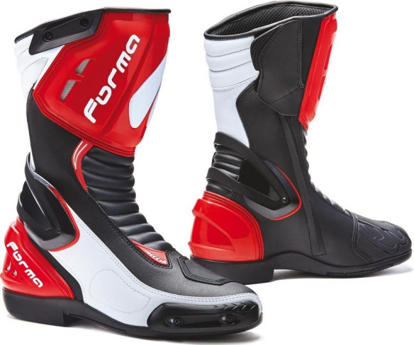 Cizme Moto Racing Freccia Black/White/Red