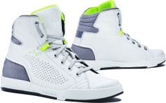 Cizme Moto Swift Flow White/Grey