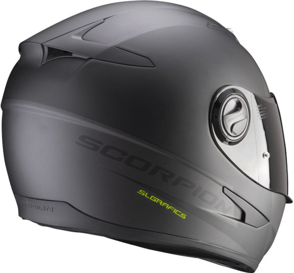 Casca Moto Full-Face Exo 490 Pace II Black Matt/Silver