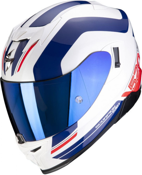 Casca Moto Full-Face Exo 520 Air Lemans White/Blue/Red