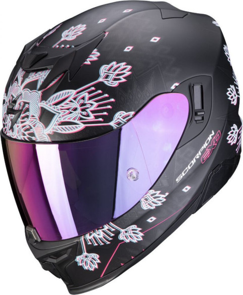 Casca Moto Full-Face Exo 520 Air Tina Matt Black/Silver