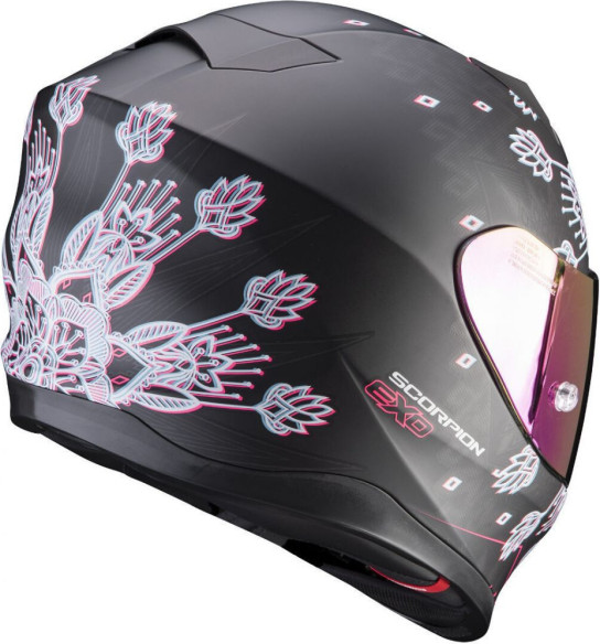 Casca Moto Full-Face Exo 520 Air Tina Matt Black/Silver