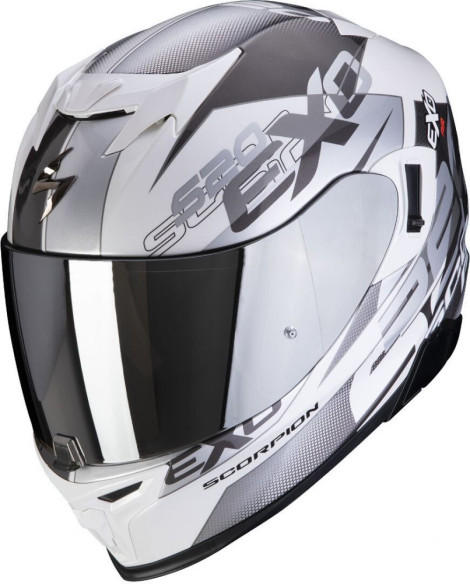 Casca Moto Full-Face Exo 520 Air Cover White/Silver