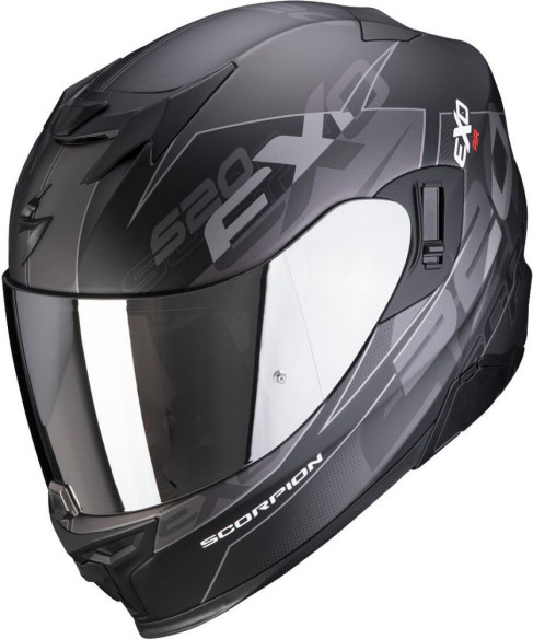 Casca Moto Full-Face Exo 520 Air Cover Matt Black/Silver