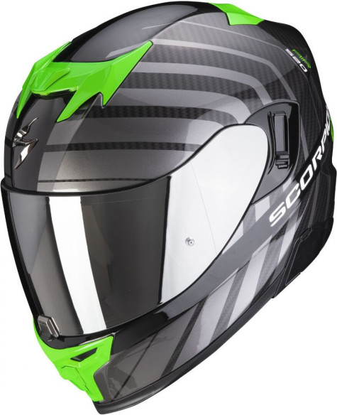 Casca Moto Full-Face Exo 520 Air Shade Black/Green