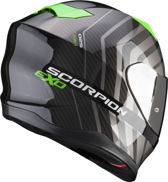 Casca Moto Full-Face Exo 520 Air Shade Black/Green