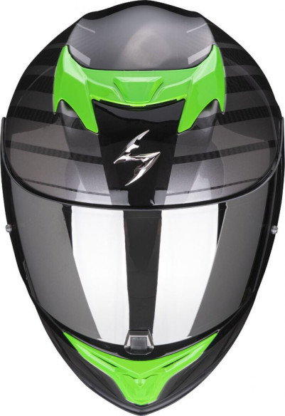 Casca Moto Full-Face Exo 520 Air Shade Black/Green