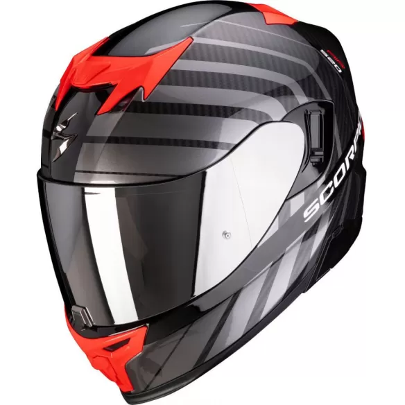 Casca Moto Full-Face Exo 520 Air Shade Pearl Black/Red