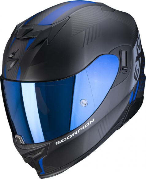 Casca Moto Full-Face Exo 520 Air Laten Matt Black/Blue