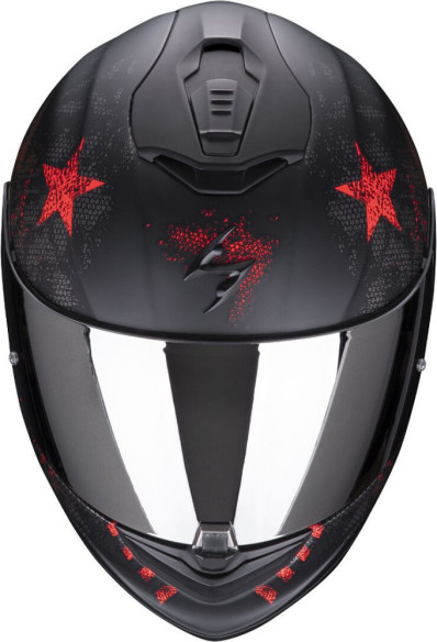 Casca Moto Full-Face Exo 1400 Air Asio Matt Black/Red