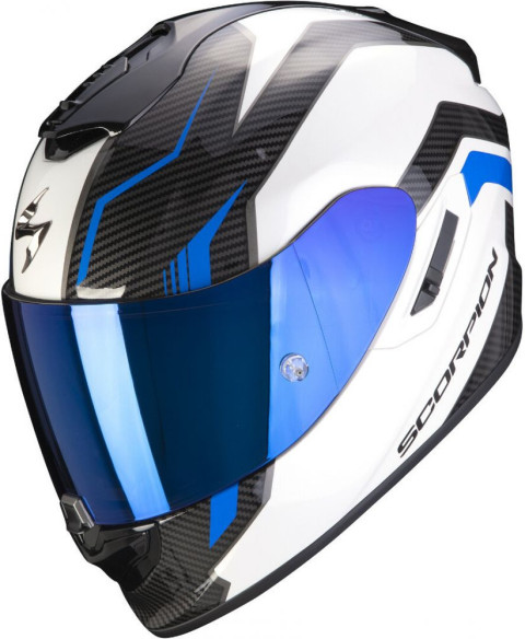 Casca Moto Full-Face Exo 1400 Air Fortuna White/Blue