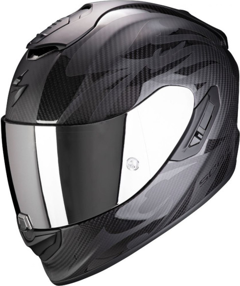 Casca Moto Full-Face Exo 1400 Carbon Air Obscura Matt Black/Black
