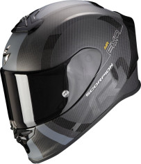 Casca Moto Full-Face Exo R1 Carbon Air MG Matt Black/Silver
