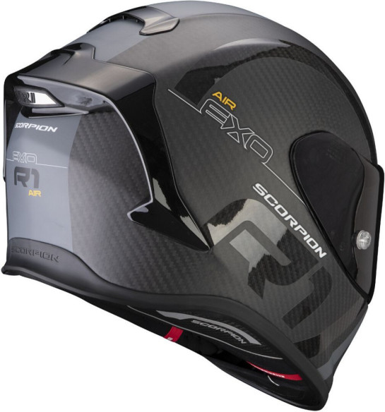 Casca Moto Full-Face Exo R1 Carbon Air MG Matt Black/Silver