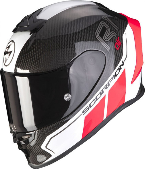Casca Moto Full-Face Exo R1 Carbon Air Corpus II Black/Neon Red