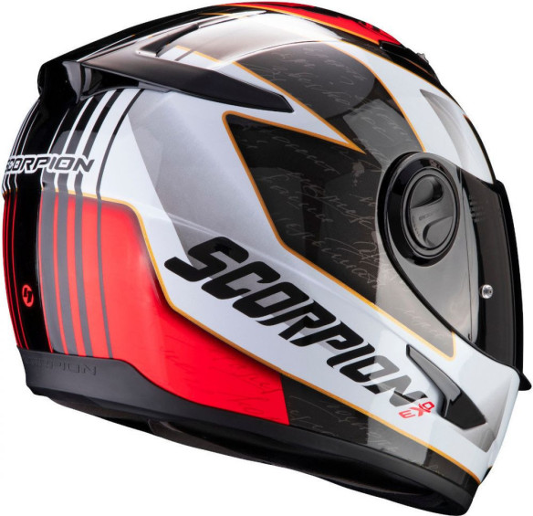 Casca Moto Full-Face Exo 490 Tour White/Red