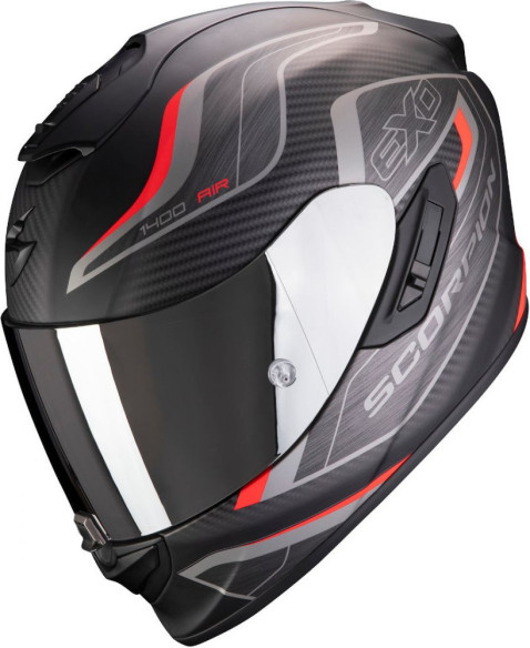 Casca Moto Full-Face Exo 1400 Air Attune Matt Black/Red