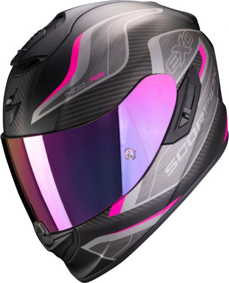 Casca Moto Full-Face Exo 1400 Air Attune Matt Black/Pink