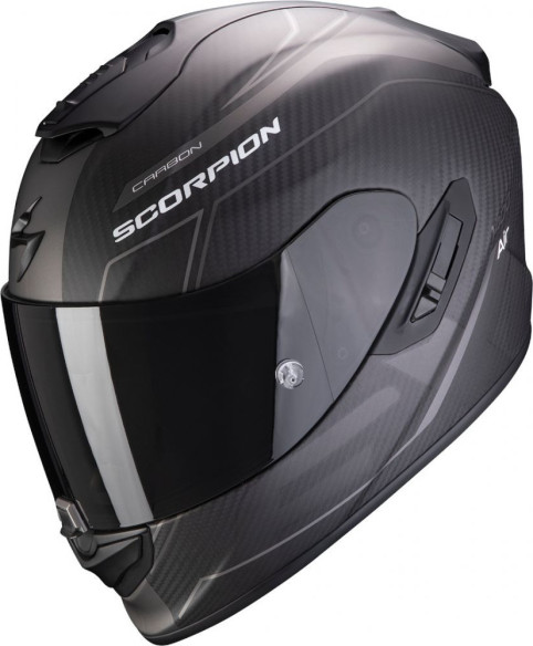 Casca Moto Full-Face Exo 1400 Carbon Air Beaux Matt Black/Silver