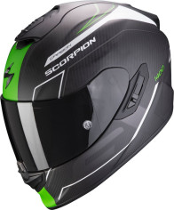 Casca Moto Full-Face Exo 1400 Carbon Air Beaux Matt White/Green